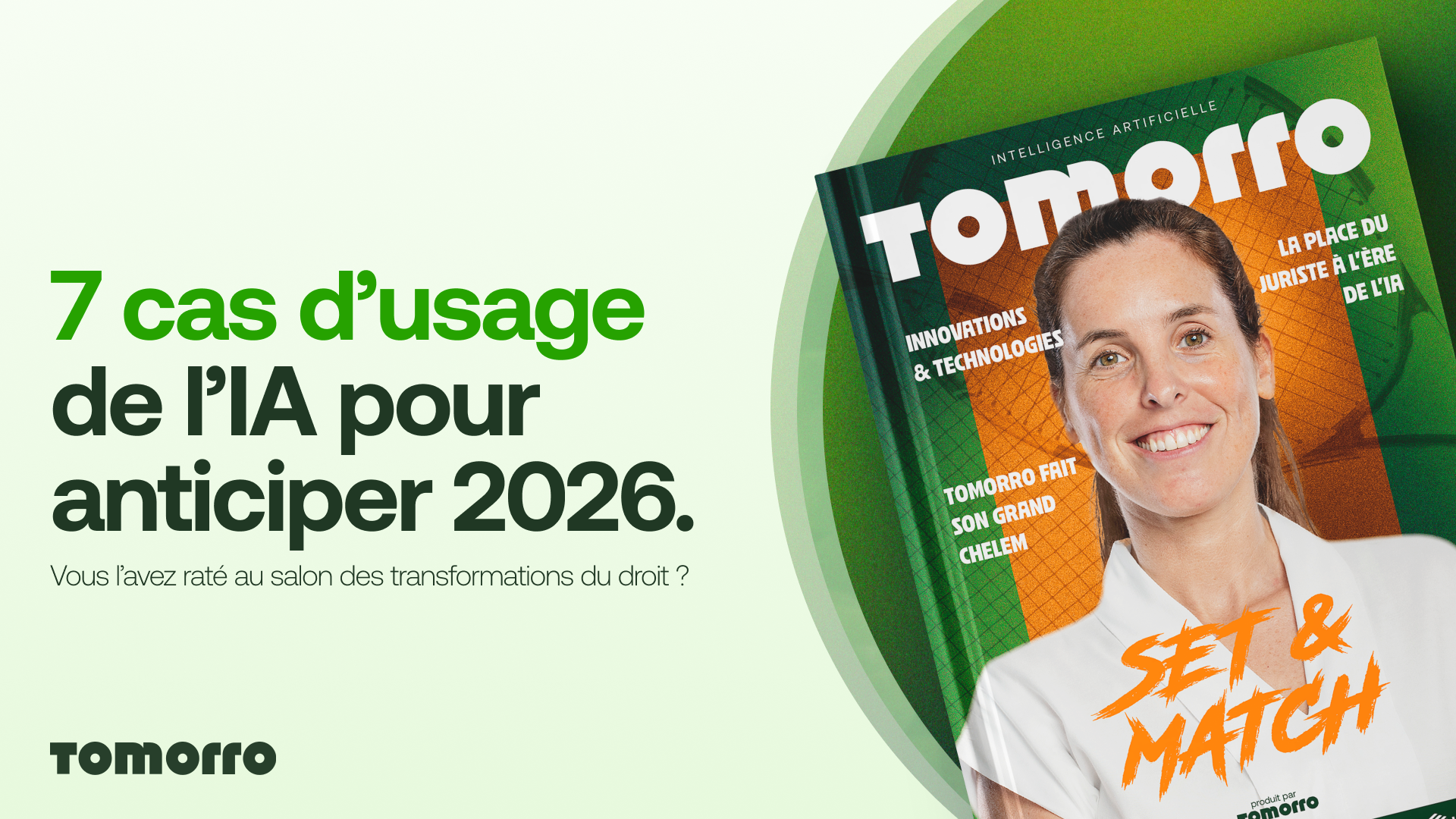 Magazine Tomorro : Set & Match