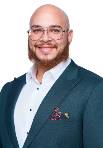 On-Location Corporate Headshots at On Site Headshots made for corporate group headshot session woman with short curly gray hair wearing a white blouse and olive jacket.