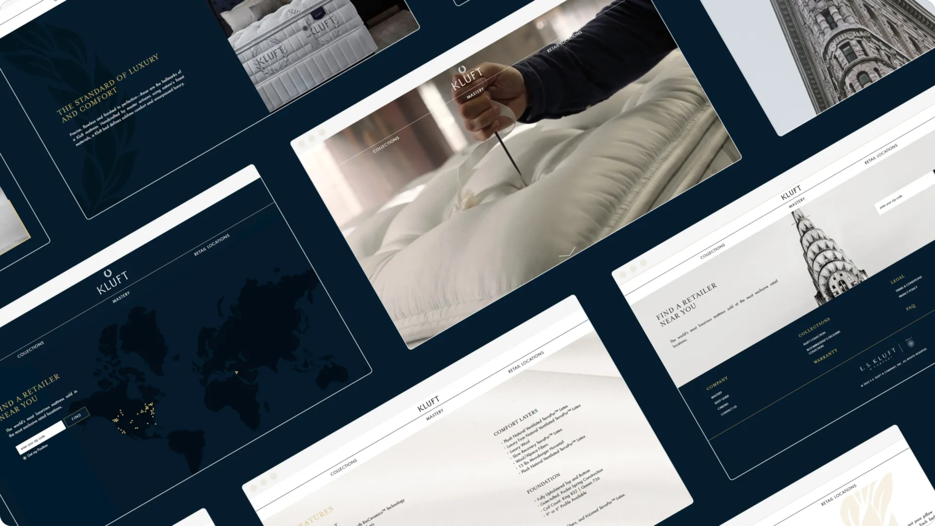 Kluft website redesign by Marina Kokush - Product Manager and UX Designer.