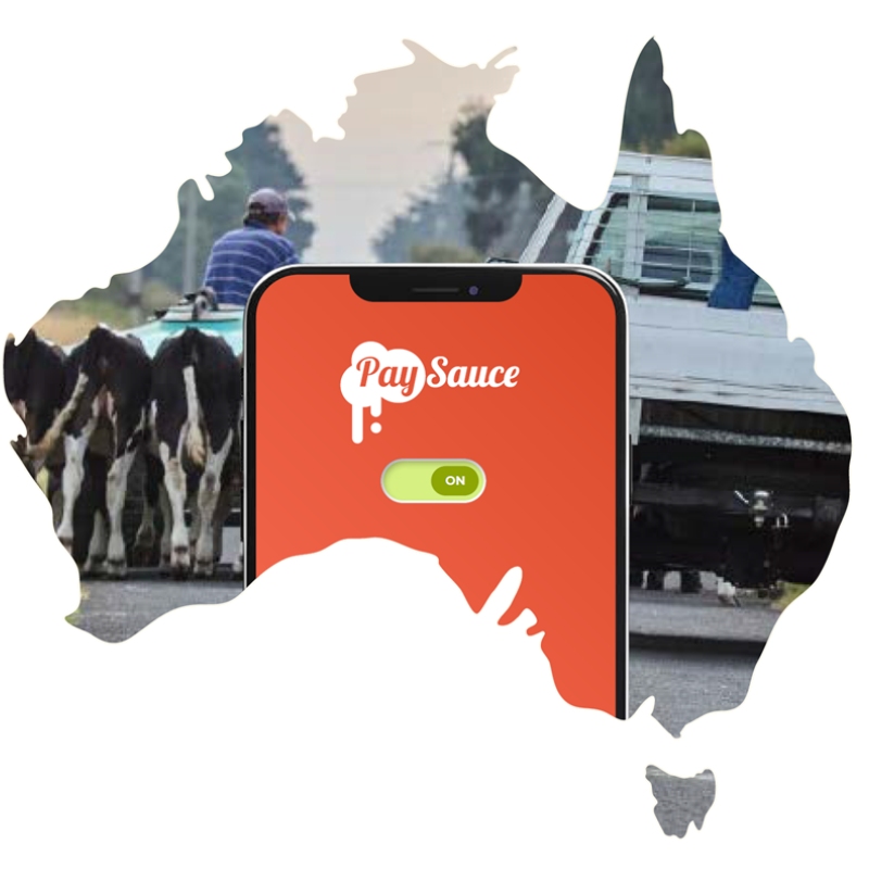 A screenshot of the Paysauce app