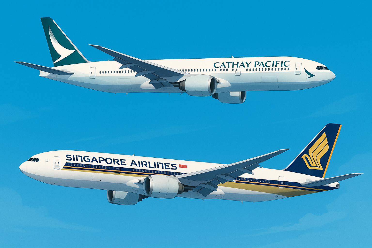 Cathay Pacific vs. Singapore Airlines: A Fleet Comparison