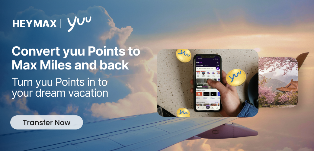 Convert yuu Points to Max Miles now