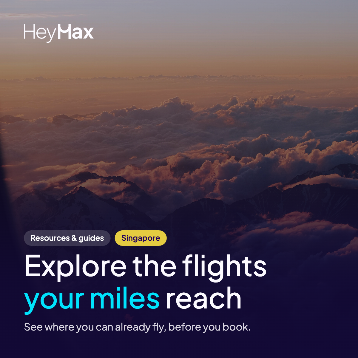 Explore Miles Flights From Singapore By Destination, Month Or Miles Budget