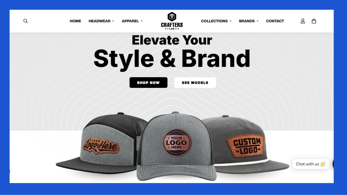 Crafters lab homepage 