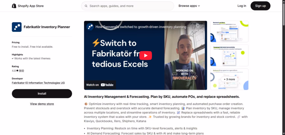 Fabrikator product page