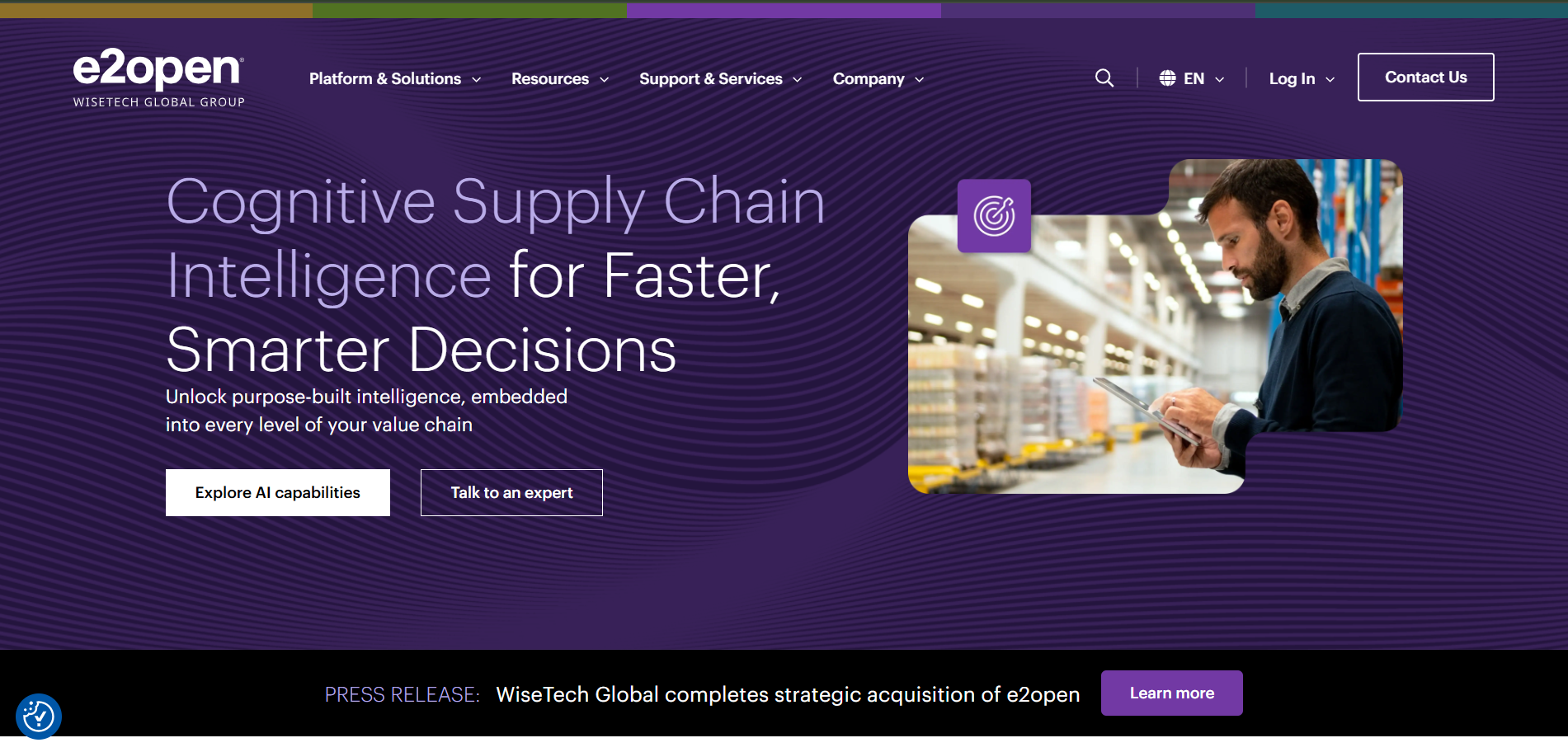 E2open product page