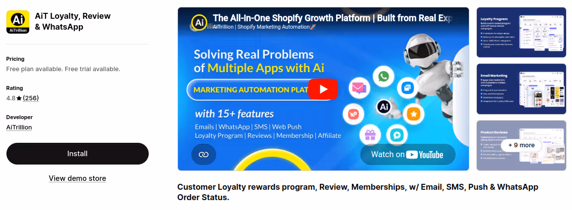 ai trillion listing