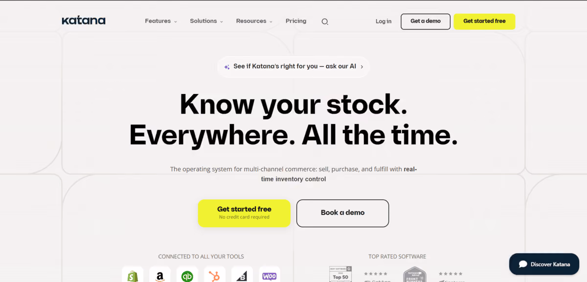 Katana homepage