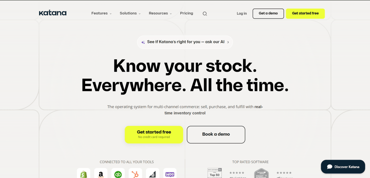 Katana homepage