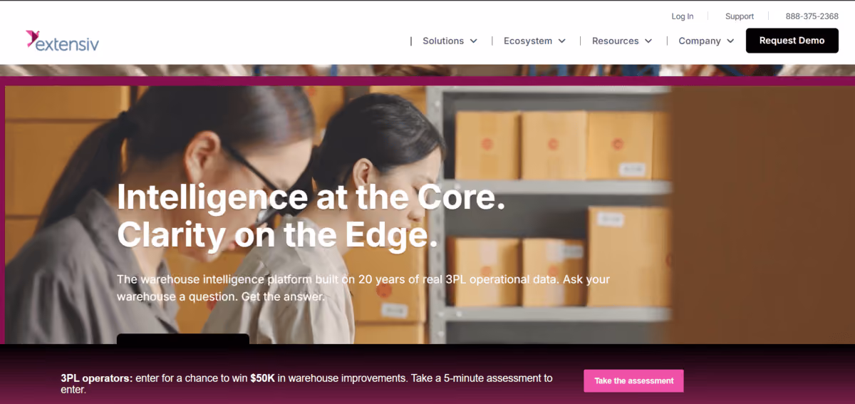 Extensiv homepage 