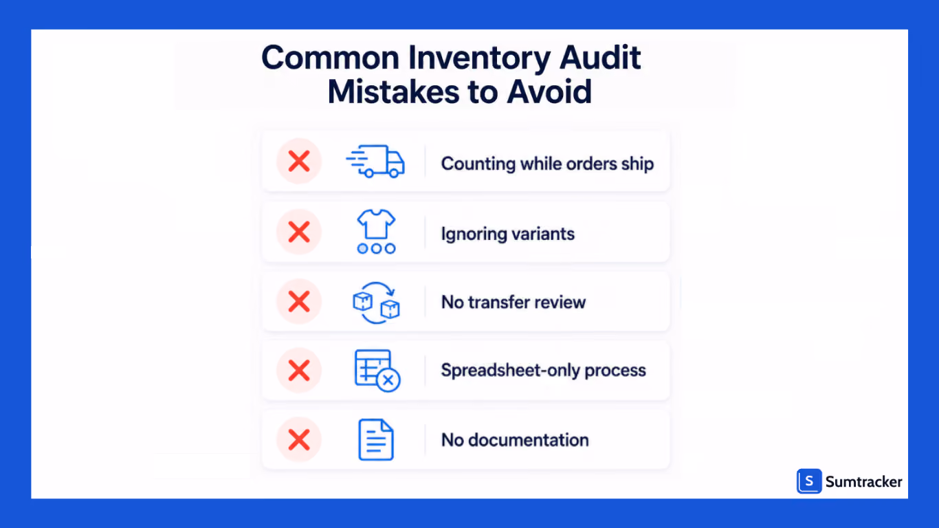 Common Inventory Audit Mistakes to Avoid