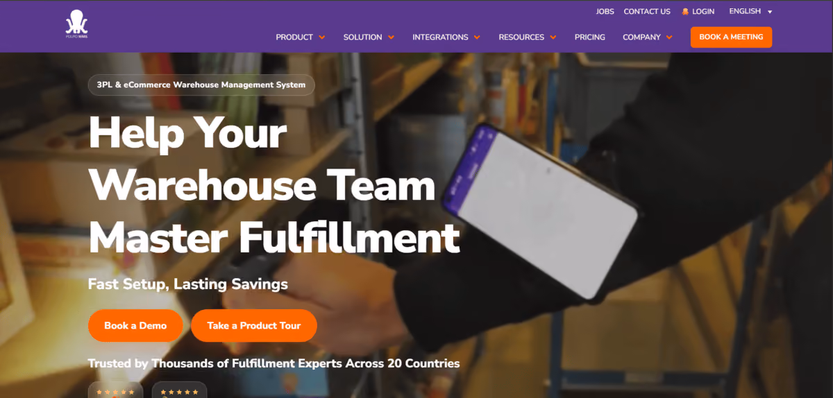 Pulpo WMS homepage