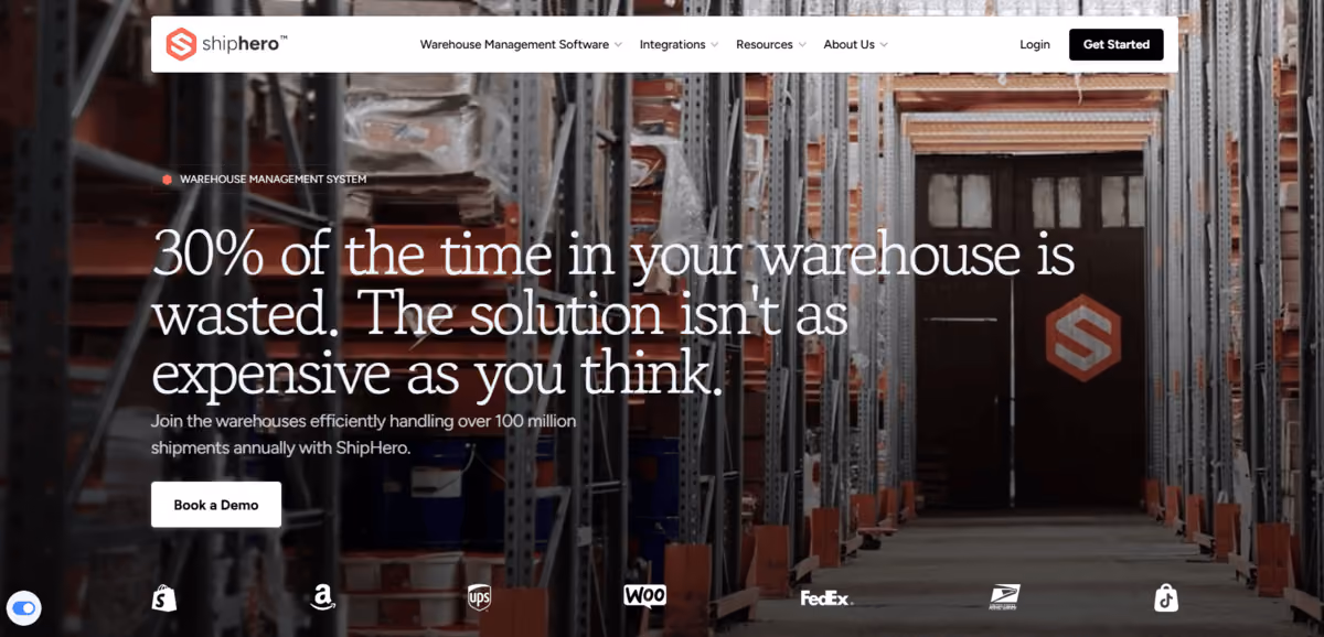 Shiphero homepage 