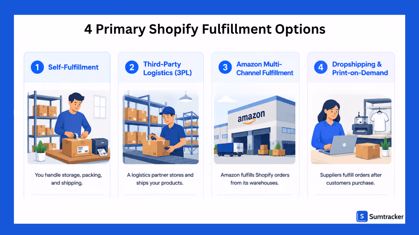 4 Primary Shopify Fulfillment Options