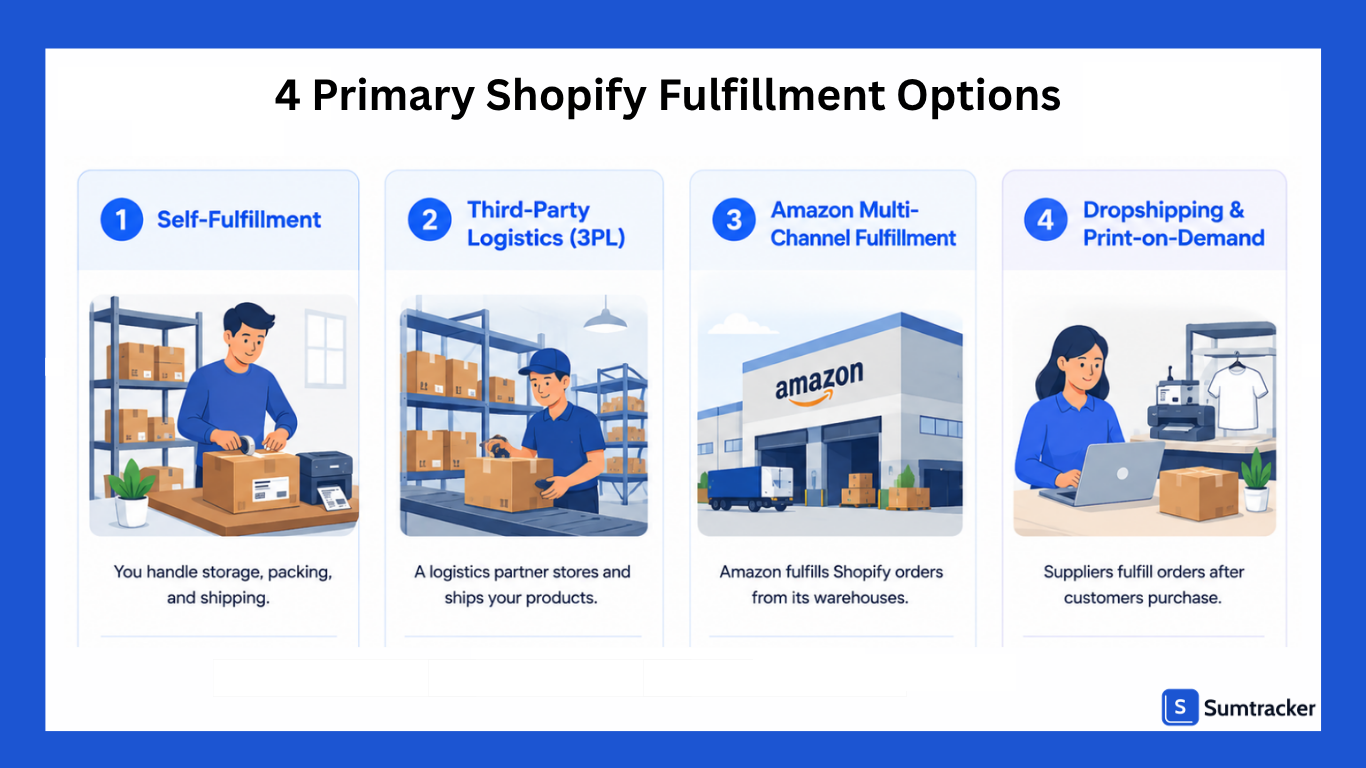 4 Primary Shopify Fulfillment Options