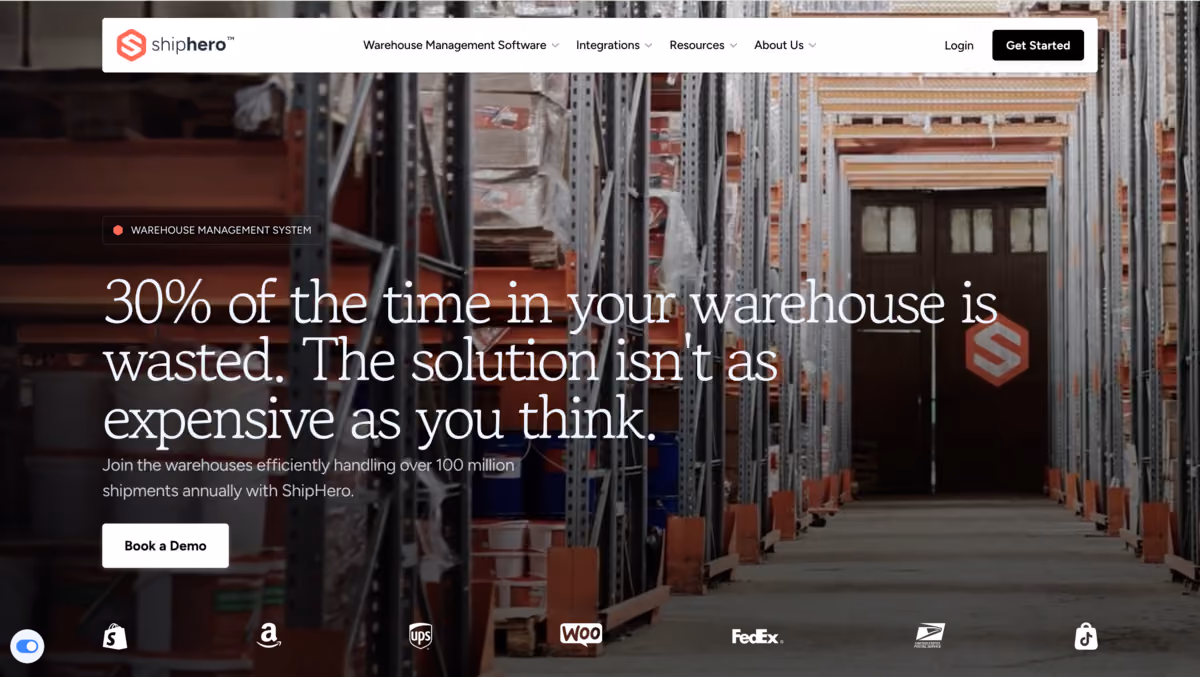 Shiphero fulfillment homepage
