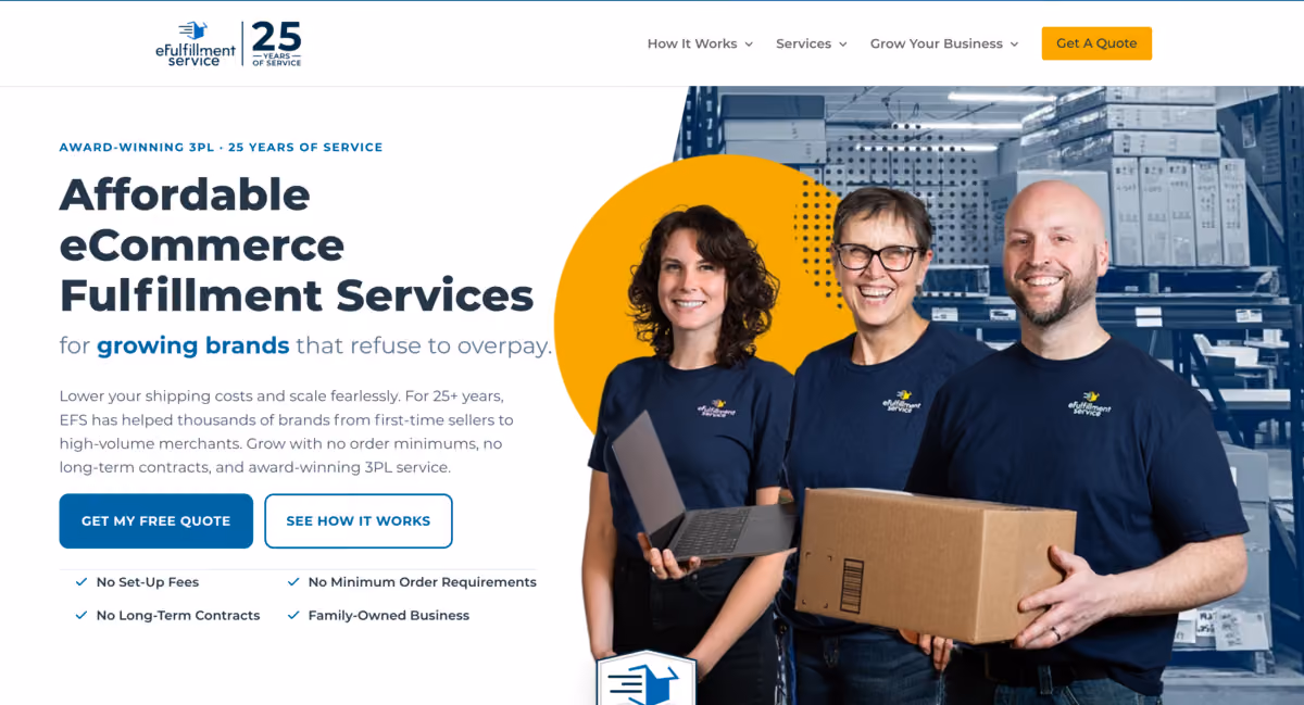 eFulfillment Service homepage