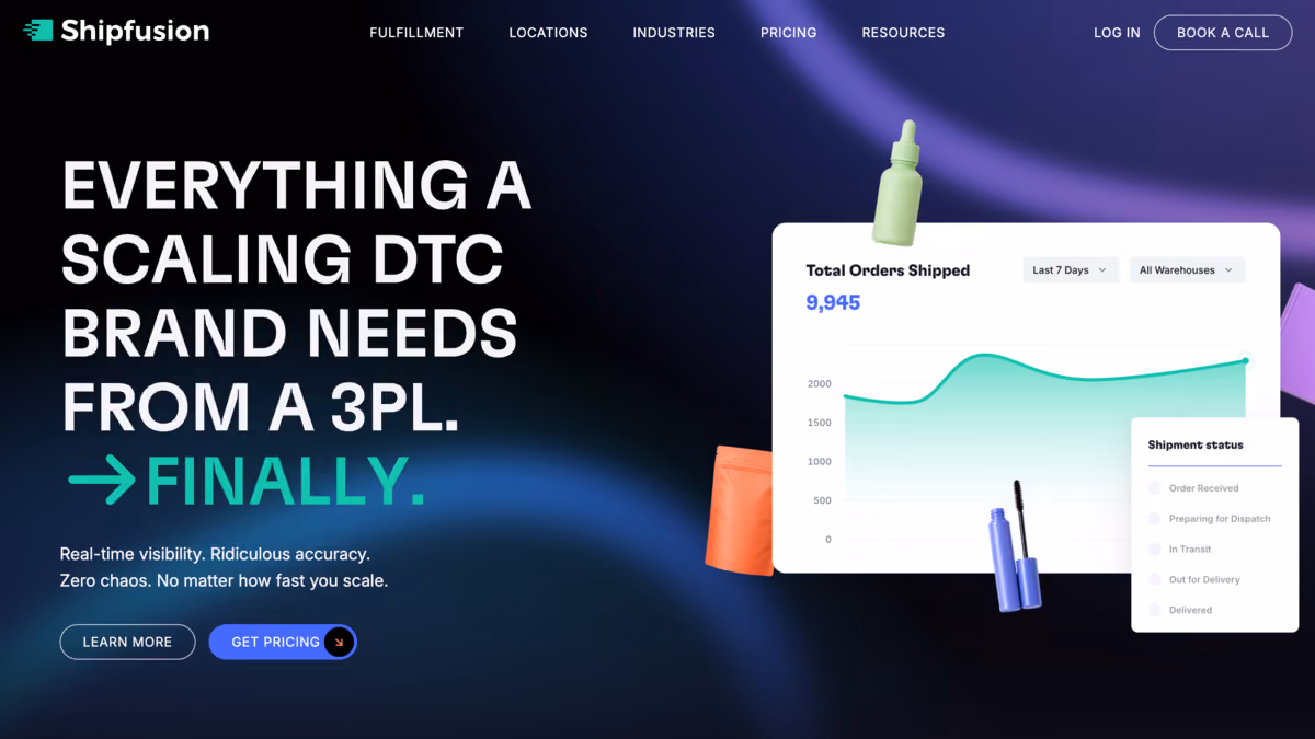 Shipfusion homepage