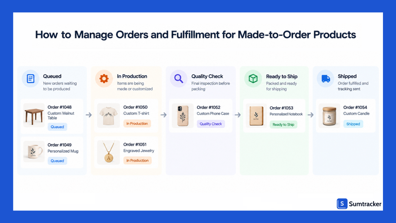 Manage Orders and Fulfillment for Made-to-Order Products