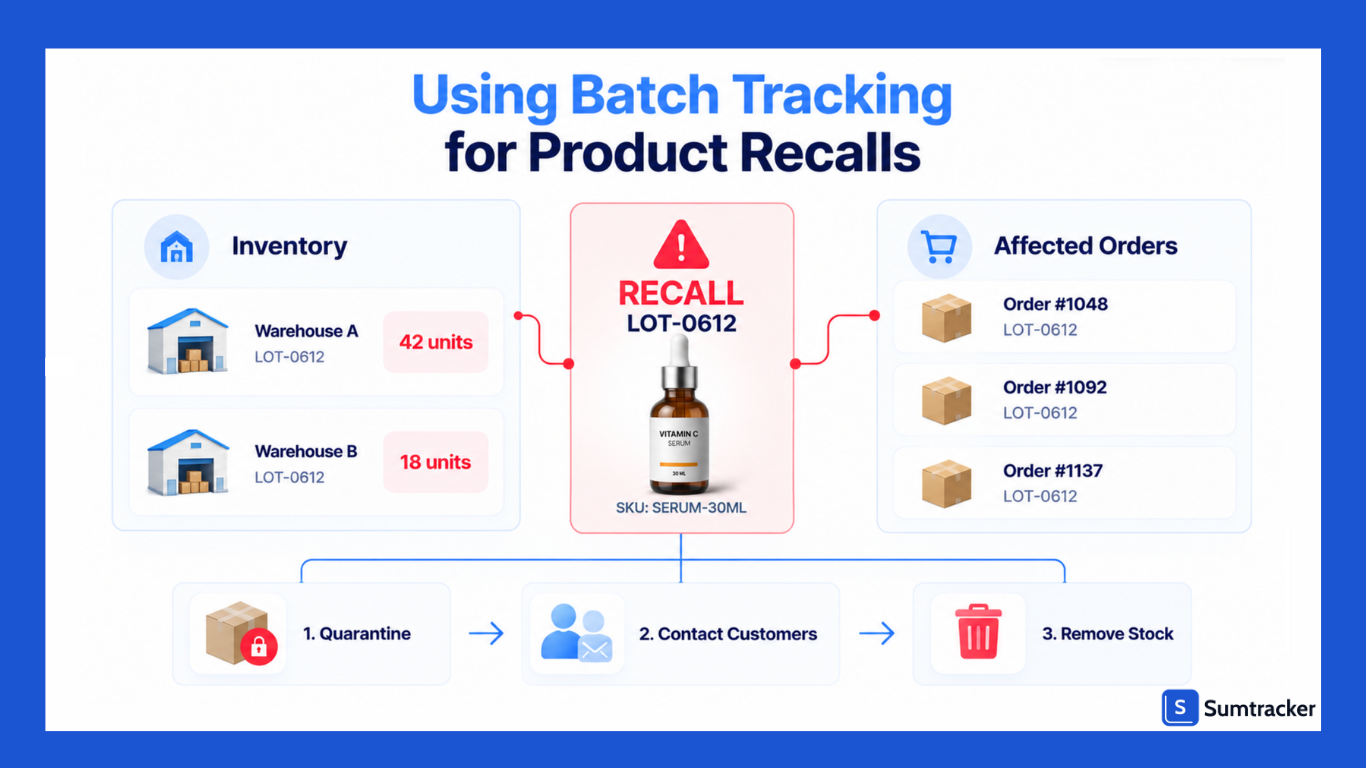 Using Batch Tracking for Product Recalls