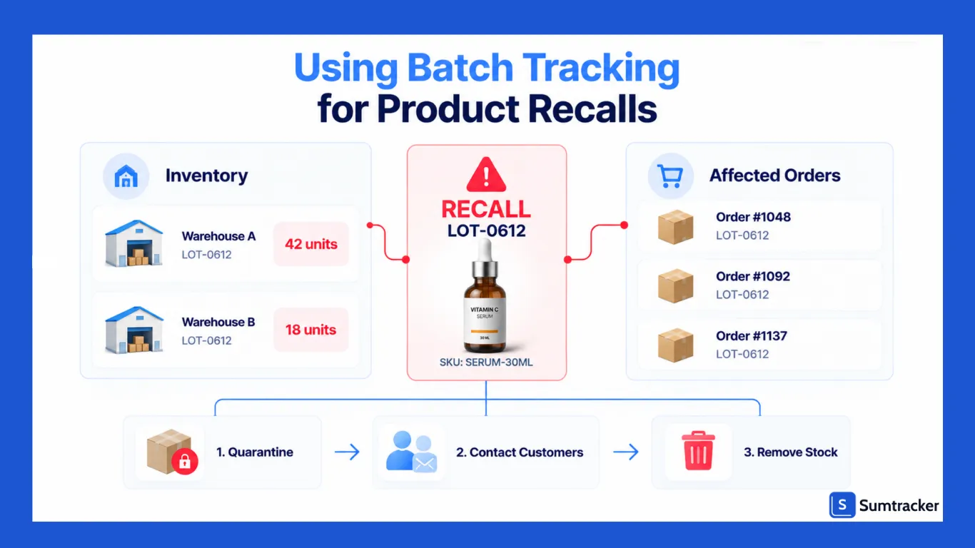Using Batch Tracking for Product Recalls