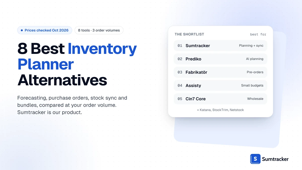 8 Best Inventory Planner Alternatives for Multichannel Sellers