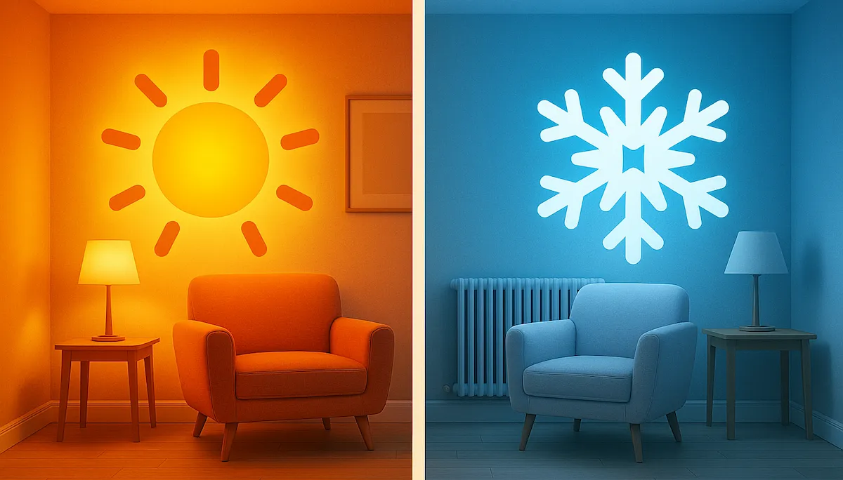 Hot and cold room
