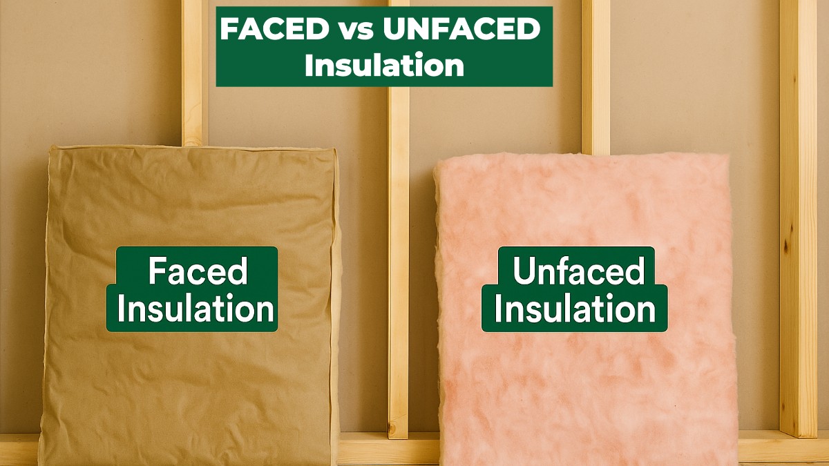 Faced vs. Unfaced Insulation: What’s the Difference and When to Use Each