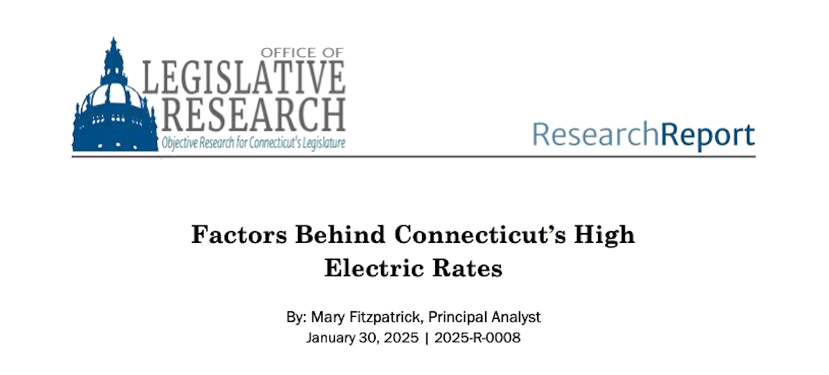 Why Are Connecticut Electricity Rates So High? Connecticut 2025 Research Report Explained