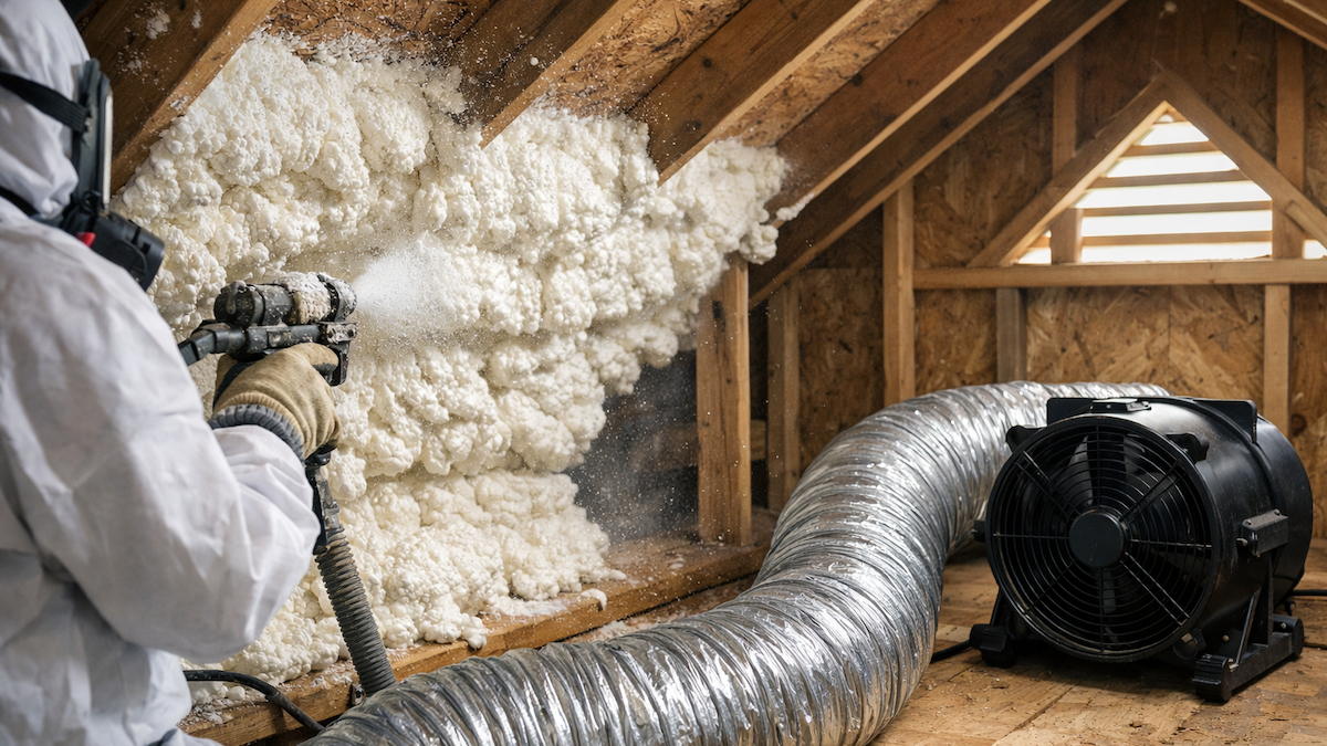 How Long Do You Have to Stay Out of the House After Spray Foam Insulation?