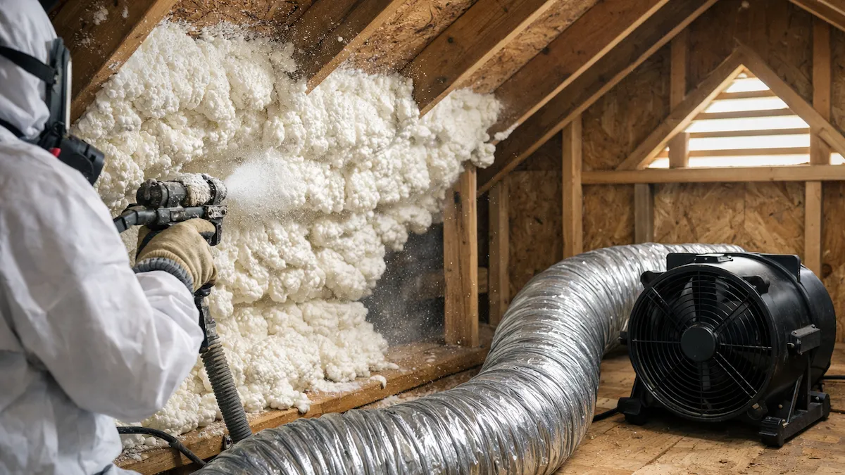 How Long Do You Have to Stay Out of the House After Spray Foam Insulation?