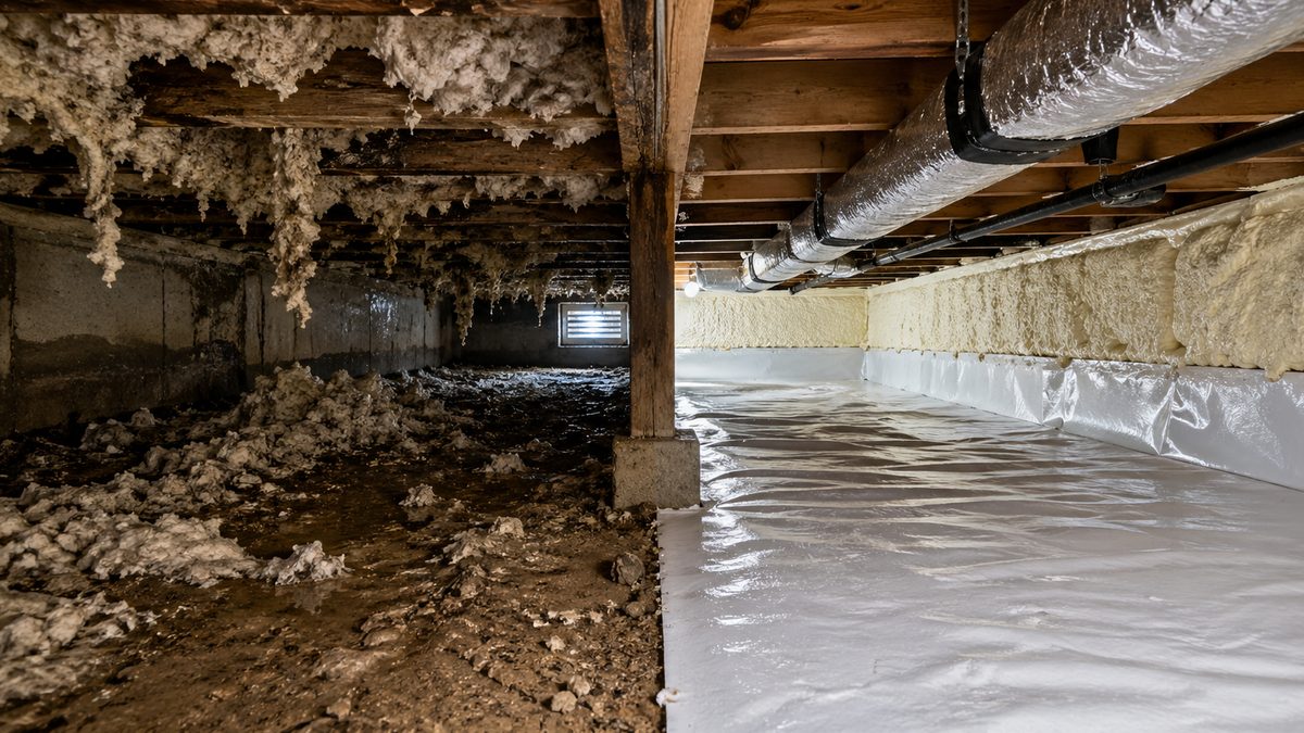 Is Blown-In Insulation Right for Crawl Spaces or Basements?