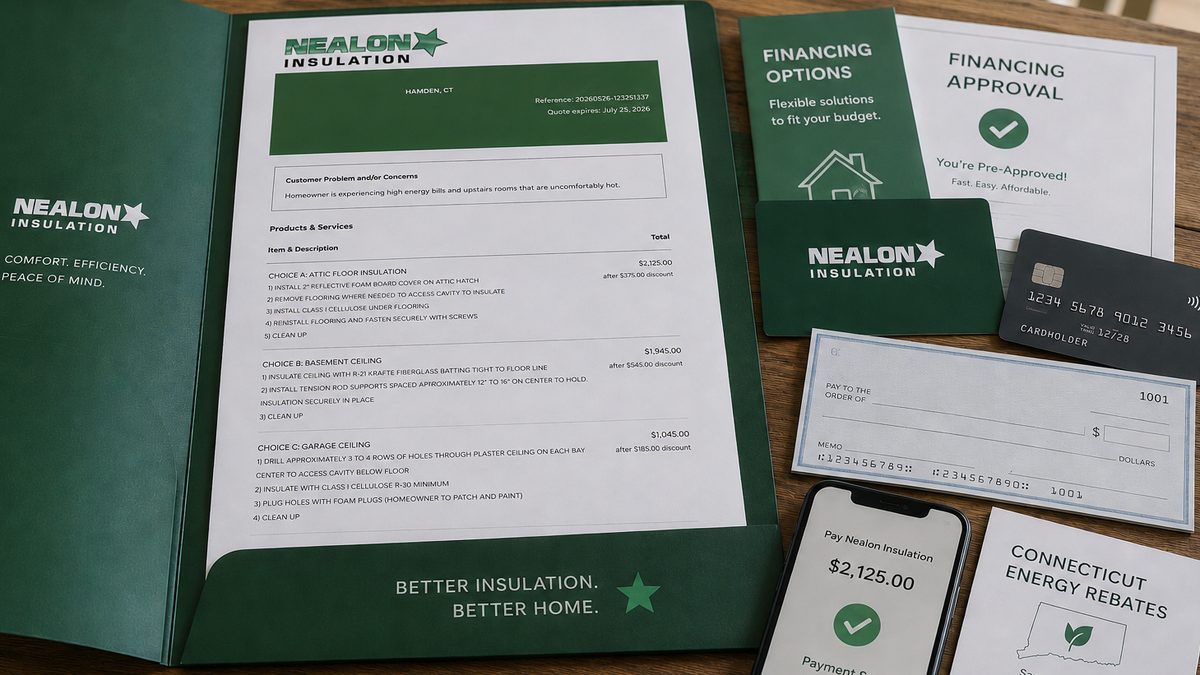 How Nealon Insulation Handles Payments: What to Expect Before, During, and After Your Project