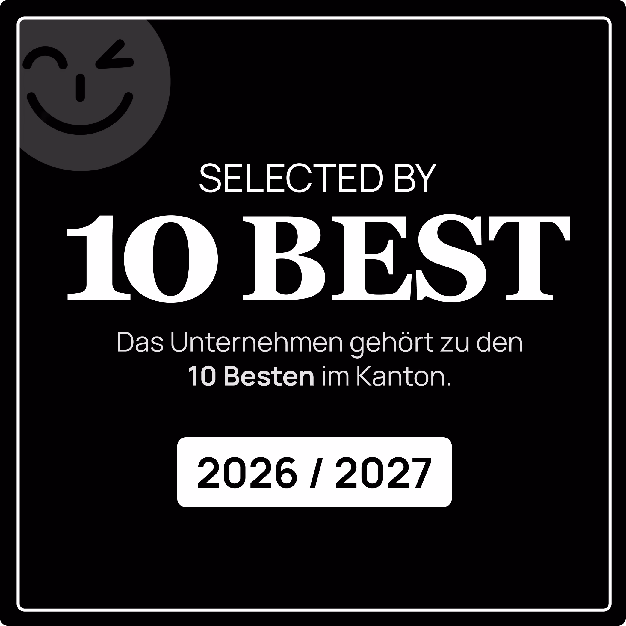 Auszeichnung 10 Best - Siegel
