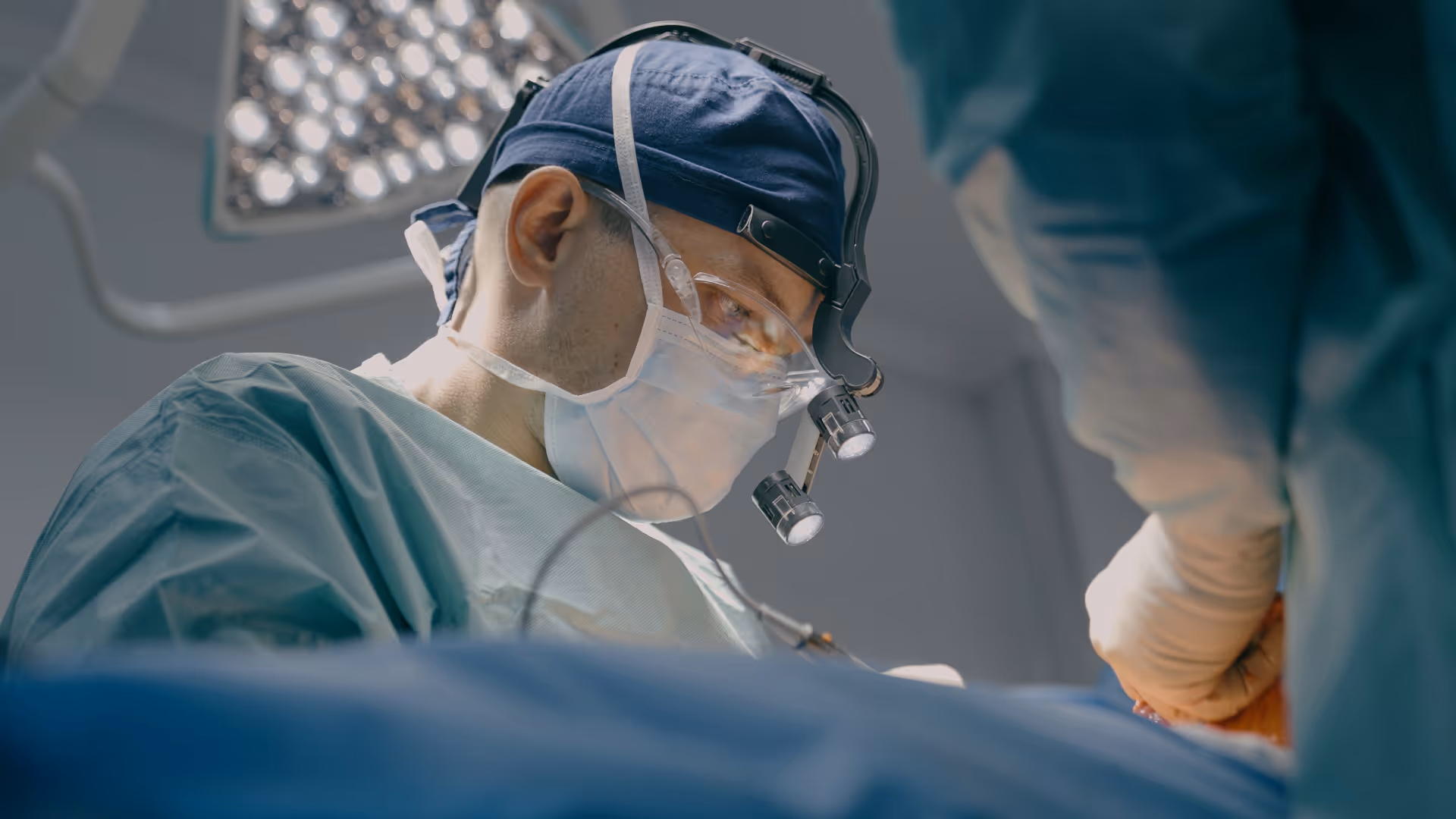 Surgeon in operating room