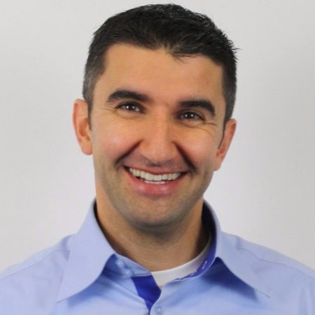 A black/white photo of Rob Barret, CTO