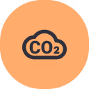 icône émission CO2