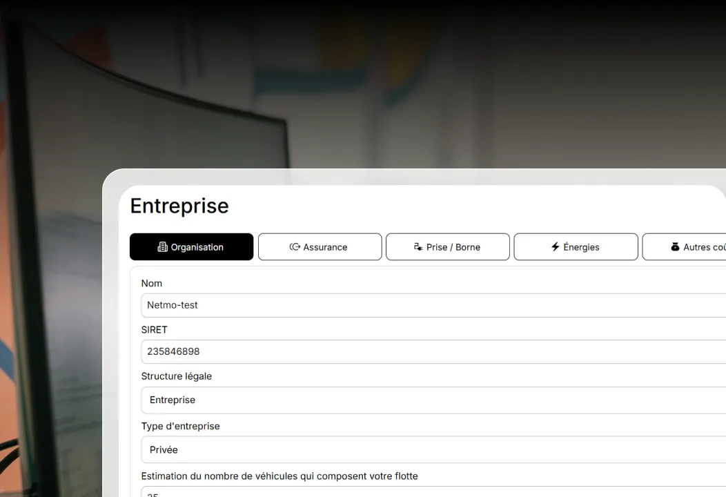 Dashboard application Netmo