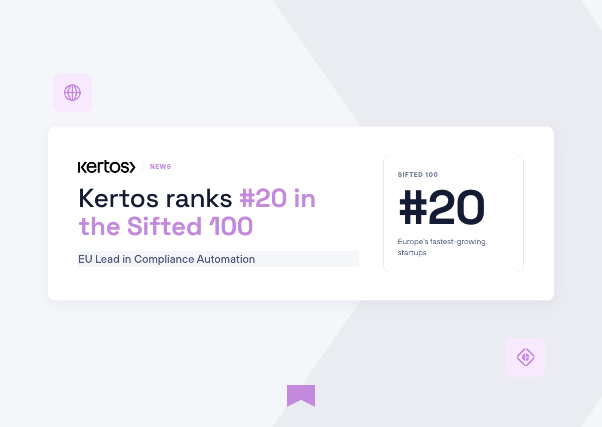 Kertos 20e du Sifted 100 et en tête de l'automatisation de la conformité dans l'UE