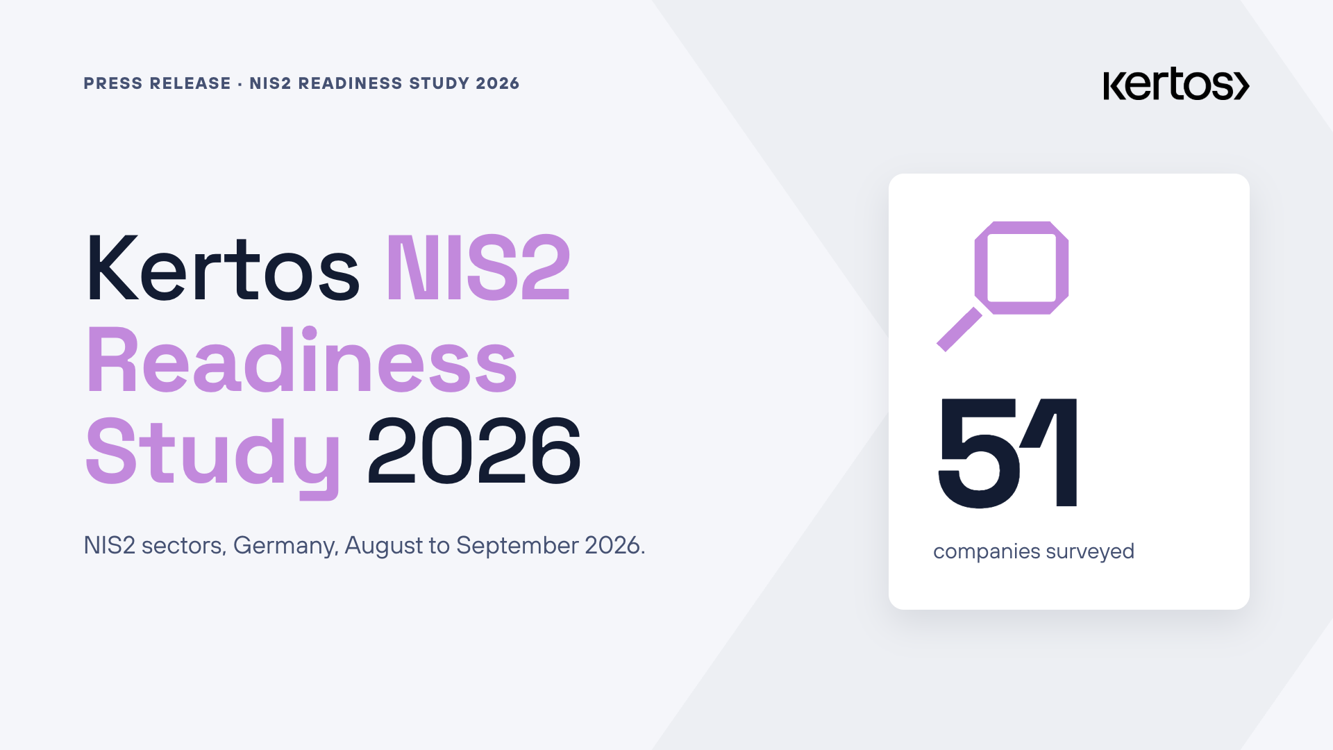 Kertos study: only 27% of surveyed companies are registered with the BSI