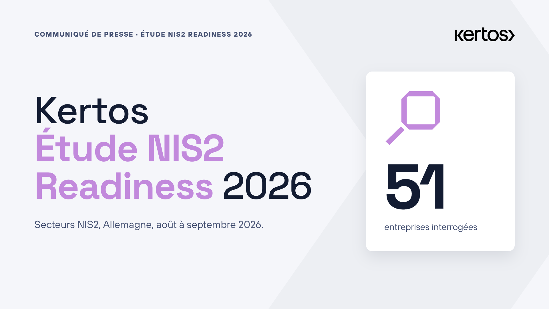Étude Kertos : seules 27 % des entreprises interrogées sont enregistrées auprès du BSI