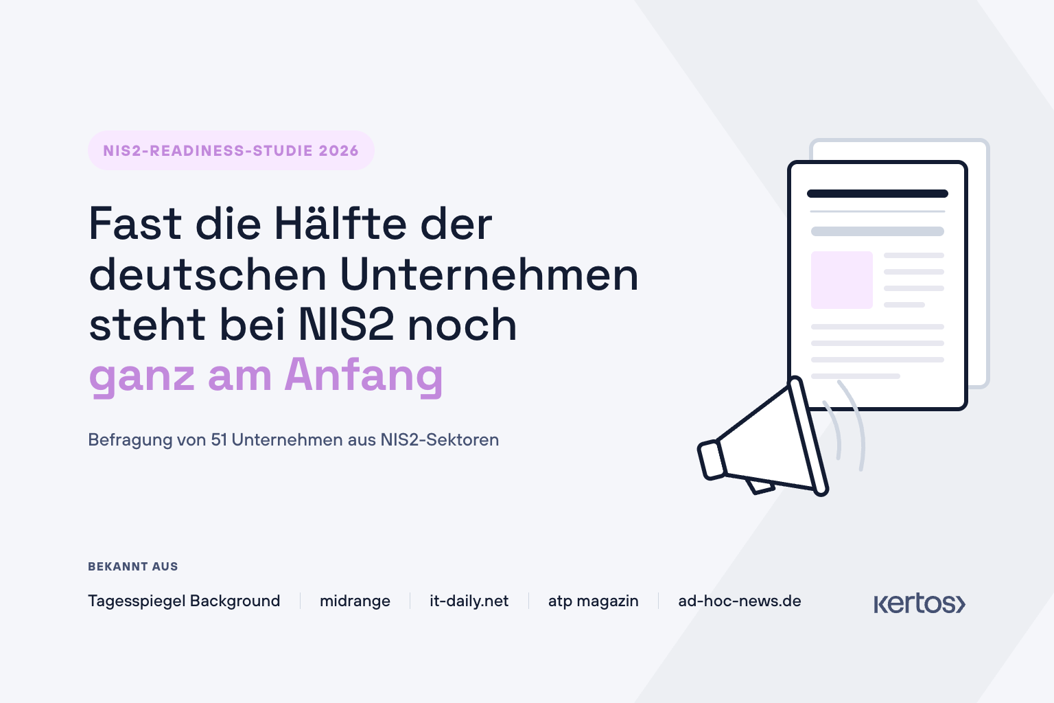 NIS2-Umsetzung in Deutschland: Wo Unternehmen stehen und was das BSI jetzt plant
