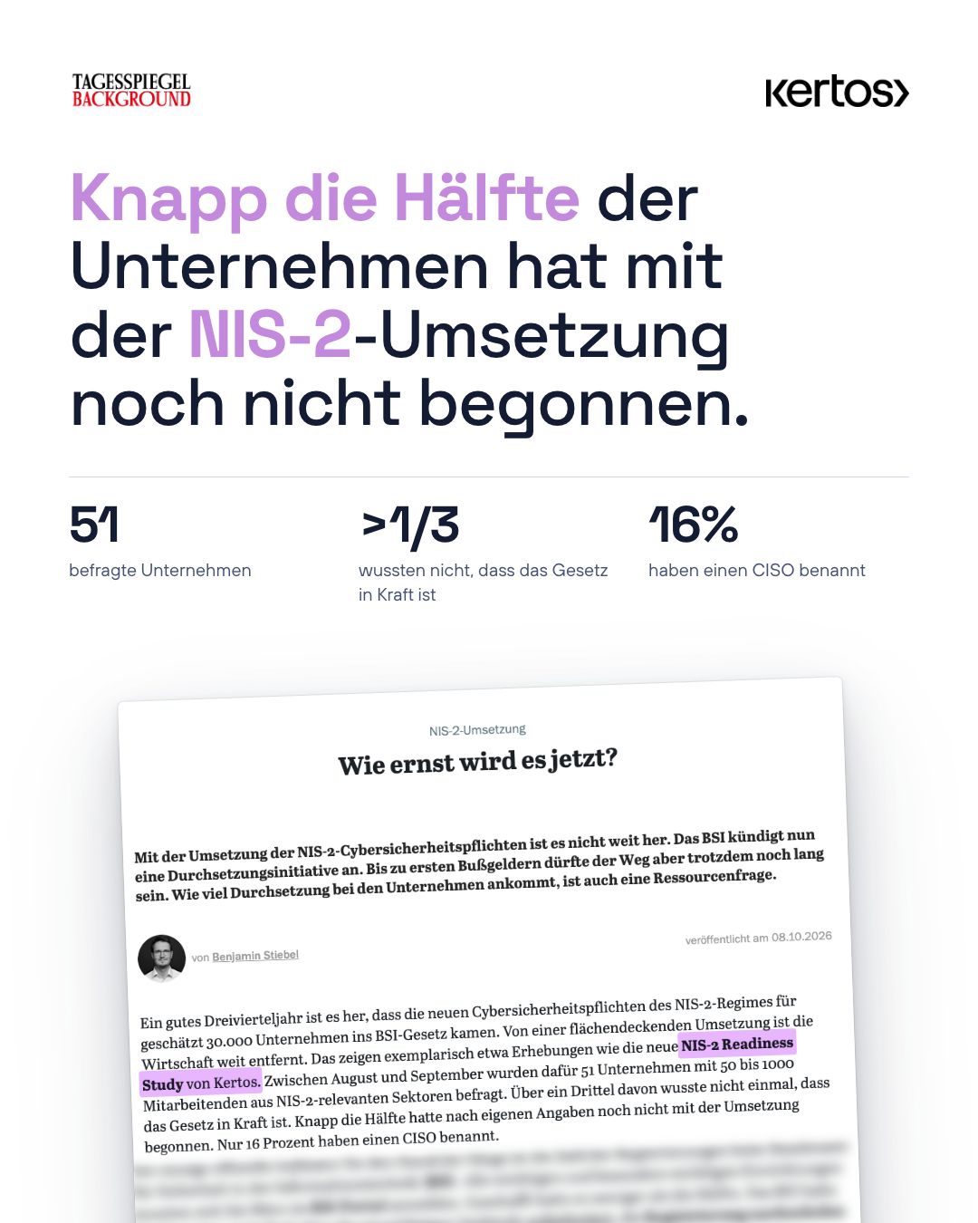 NIS2 Umsetzung - Wie ernst wird es jetzt?