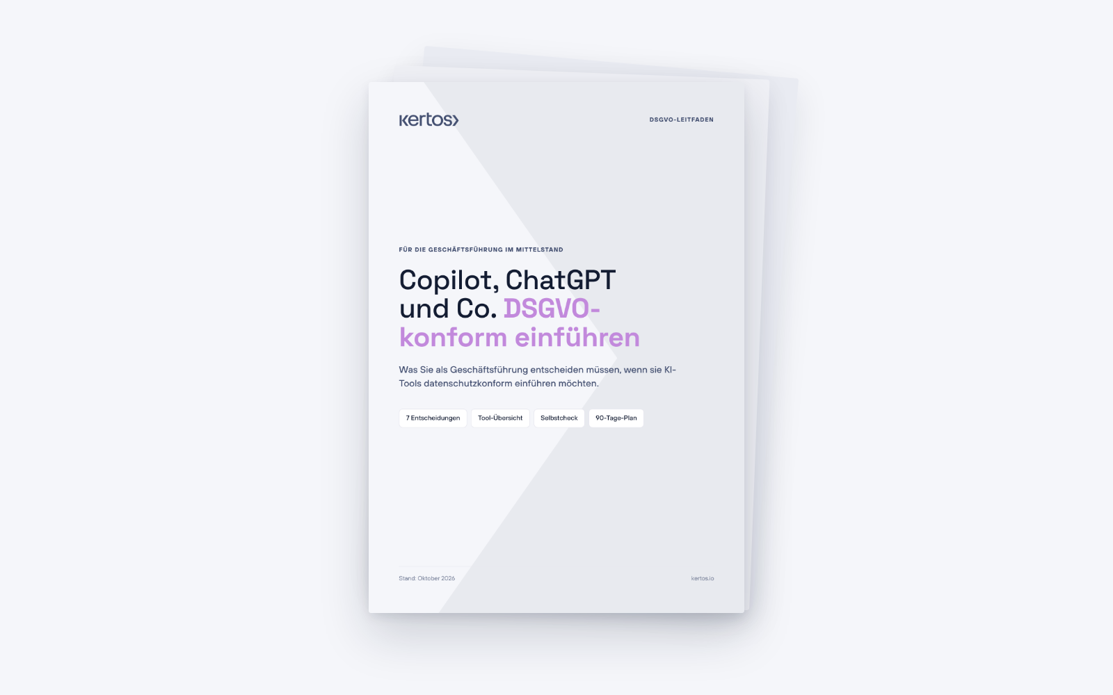 Copilot, ChatGPT und Co. DSGVO-konform einführen
