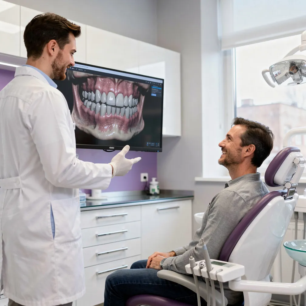 3D dental scan and consultation at PLN Smile