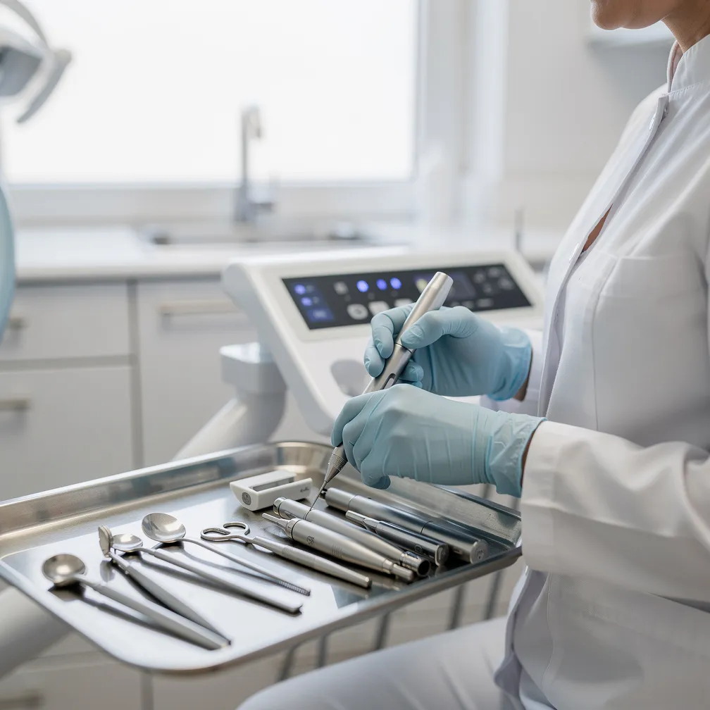 Dental treatment in progress at a modern PLN Smile clinic