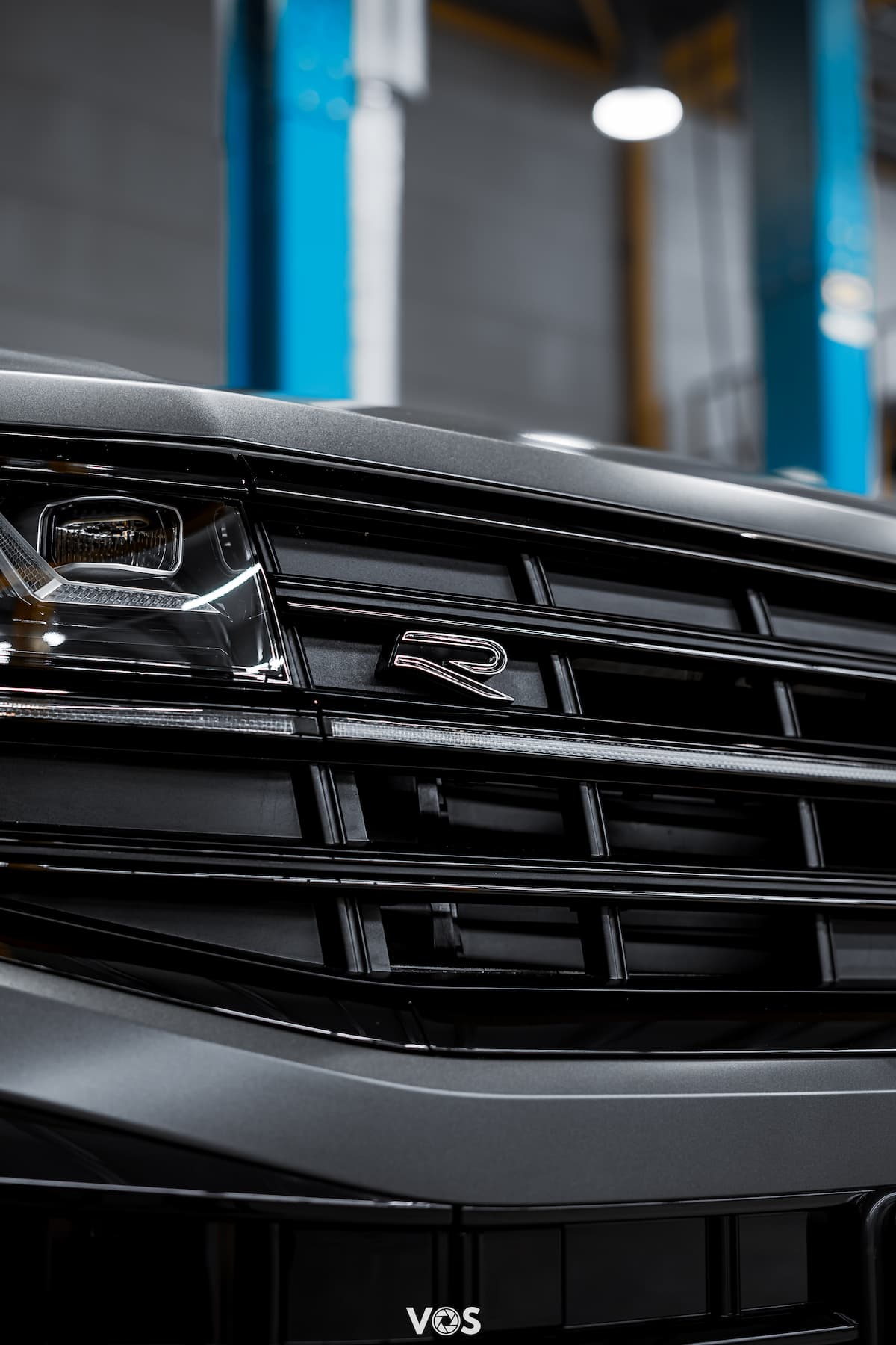 Volkswagen Touareg met full protection matte ppf grill