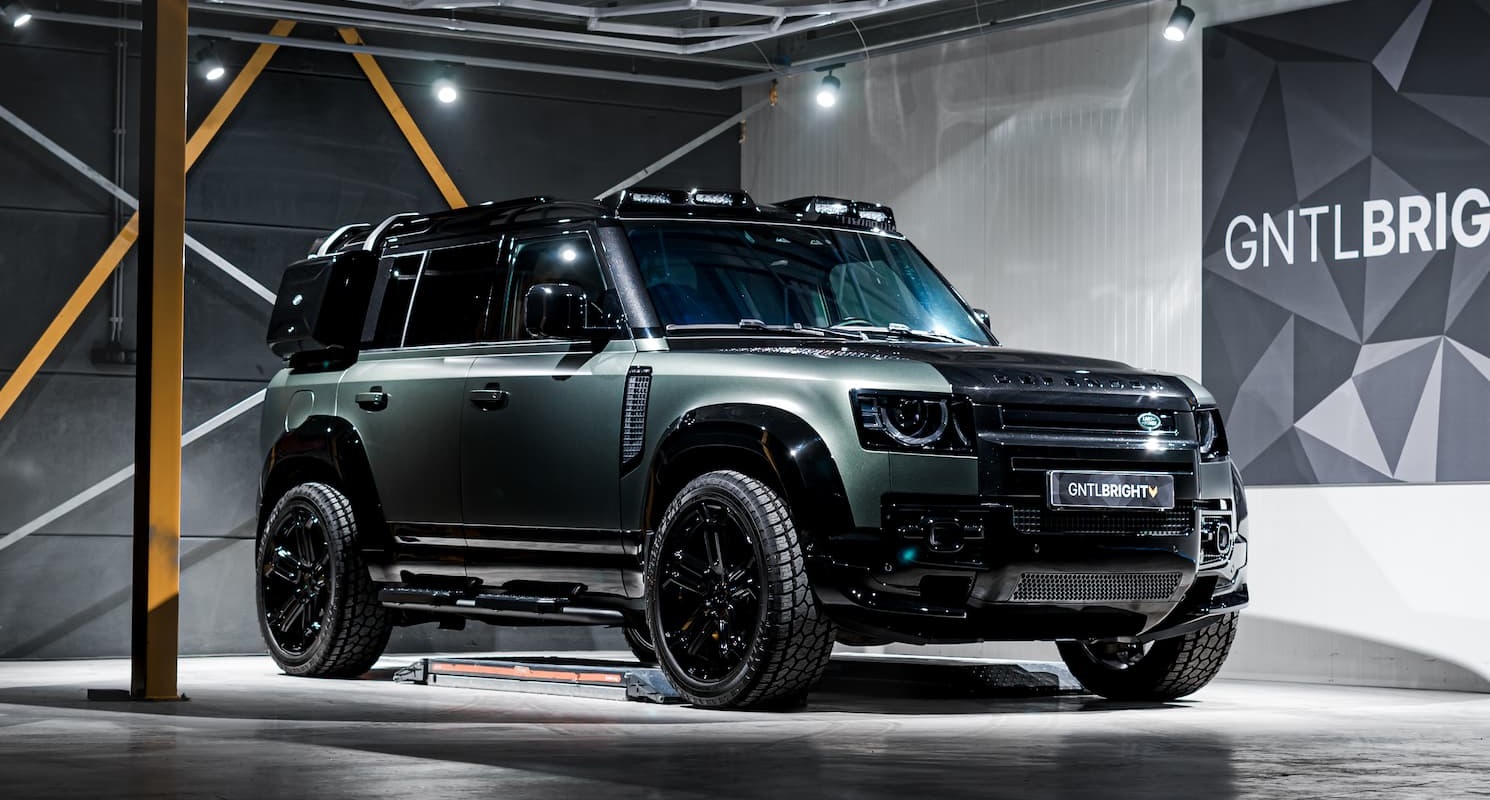 Land Rover Defender met matte keramische coating