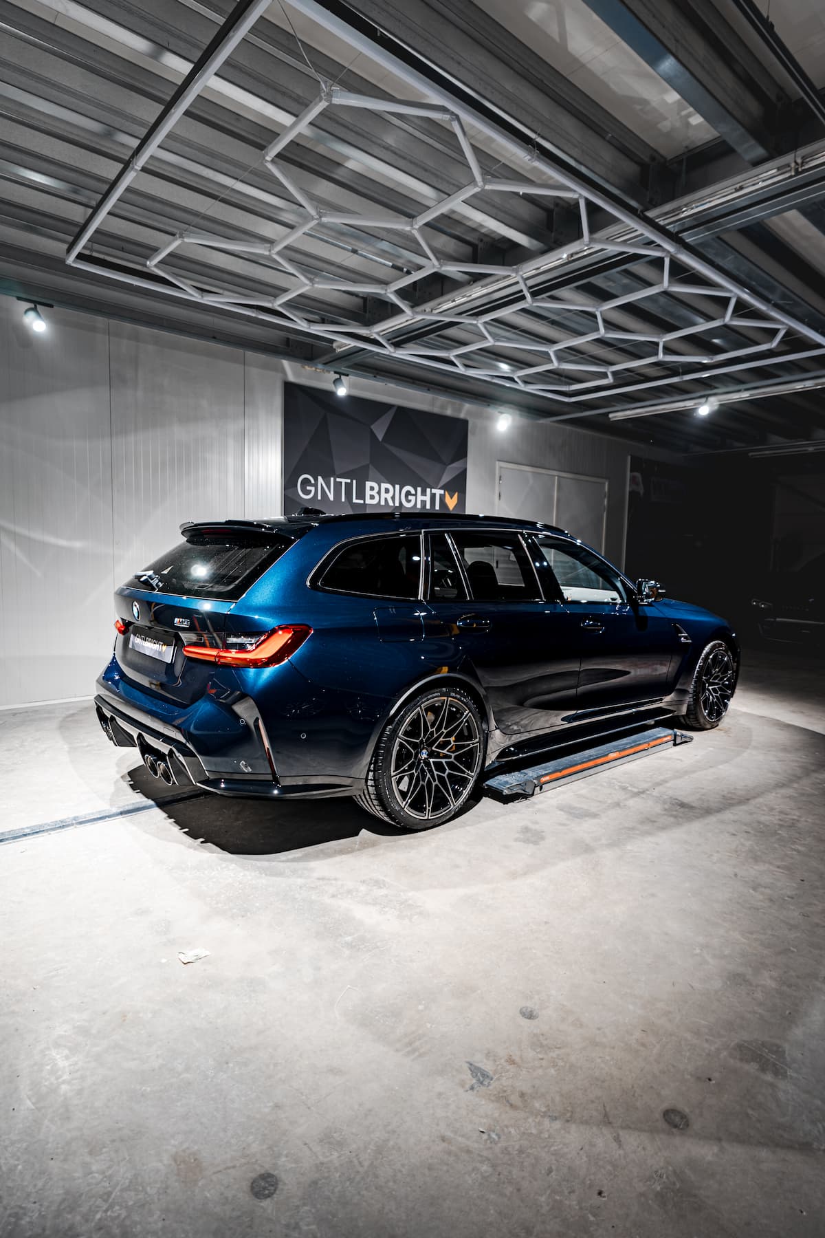 BMW M3 Touring with ceramic coating rear view