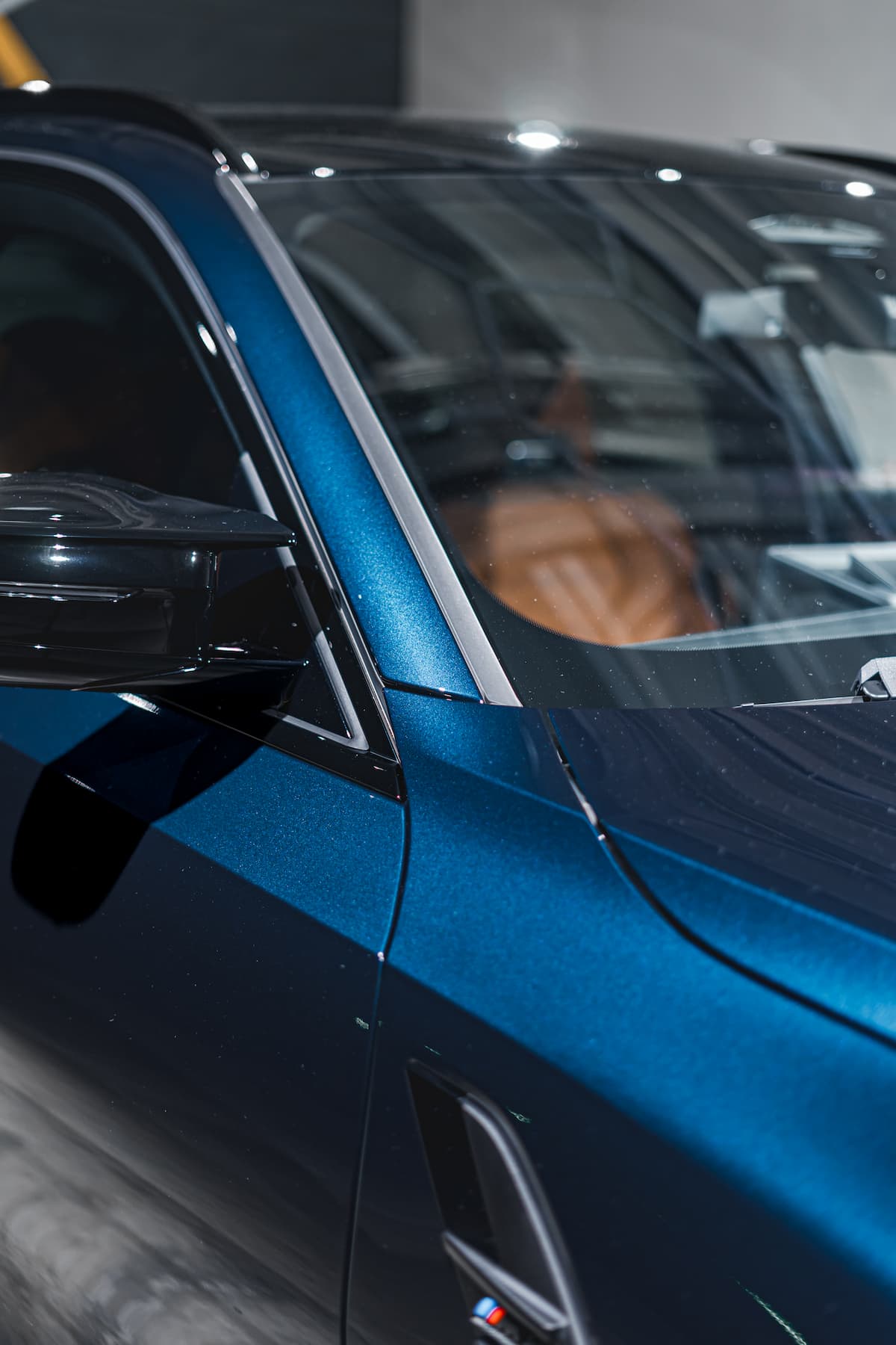 BMW M3 Touring with ceramic coating side screen